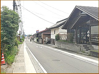 一里山一里塚跡付近