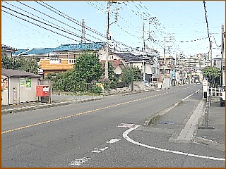 加茂宮一里塚跡付近