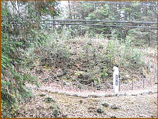 奥之田一里塚　左塚