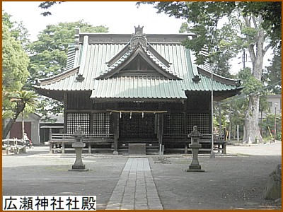 広瀬神社社殿