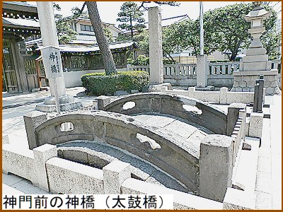 神門前の神橋（太鼓橋）