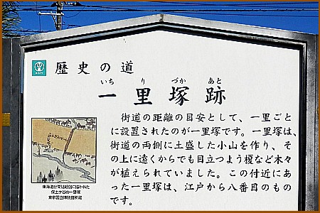 保土ヶ谷一里塚説明板